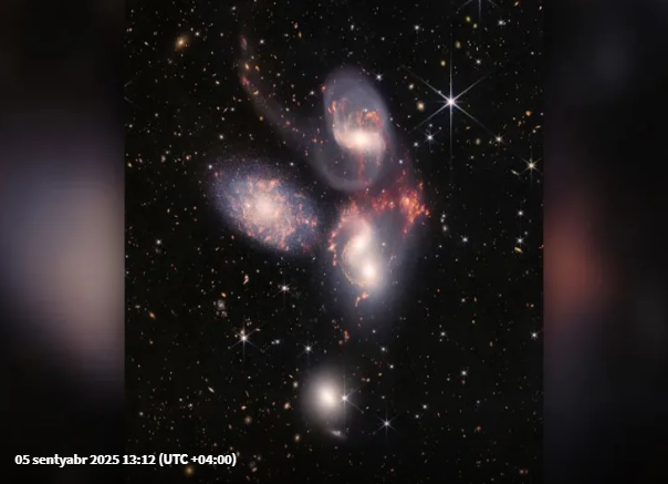 Kainatda 5 qalaktika toqquşdu