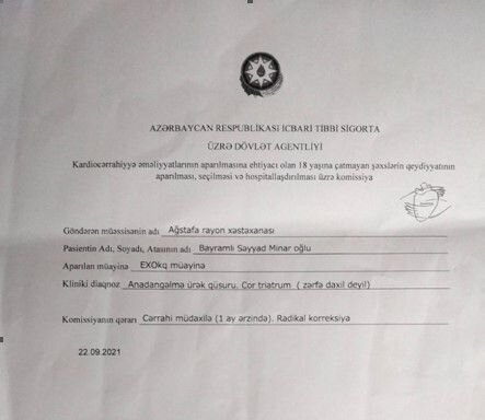 Əməliyyatdan sonra ölən körpənin ailəsi FAKTLARI AÇDI - FOTO/VİDEO