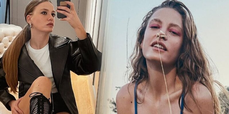Serenay Sarıkaya eynəyi ilə diqqət çəkdi