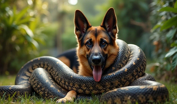 Puerto-Rikoda iti udan nəhəng ilan lentə alındı