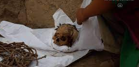 Eramızın 900-1200-cü illərinə aid mumiyalanmış skeletlər tapılıb