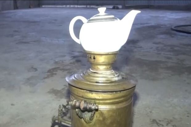 100 min manatlıq antik samovar - VİDEO