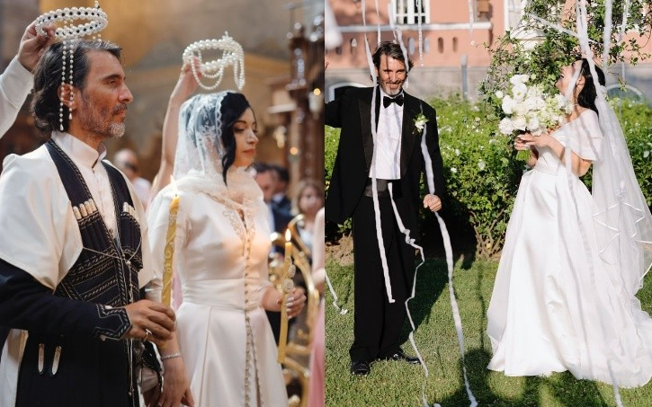 Sofi Lorenin oğlu özündən 21 yaş kiçik gürcü ilə evləndi - Fotolar