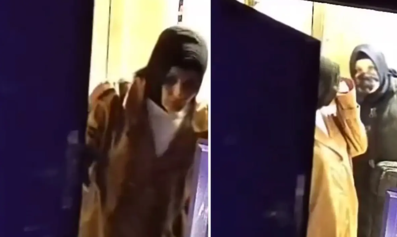 Şok görüntü! Kamera belə etdikləri hərəkətə mane olmadı! - VİDEO