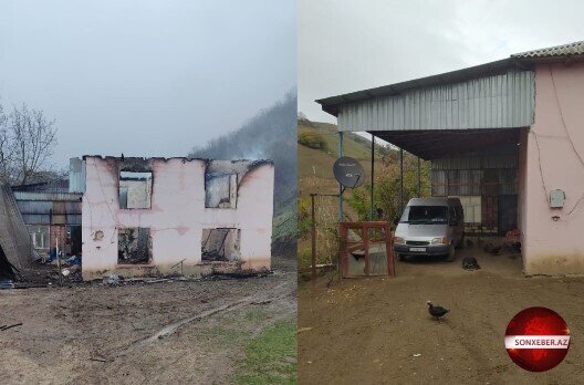 Cəlilabadda ailə evsiz qaldı: Yanğına görə AZƏRİŞIQ İTTİHAM OLUNUR - ŞİKAYƏT