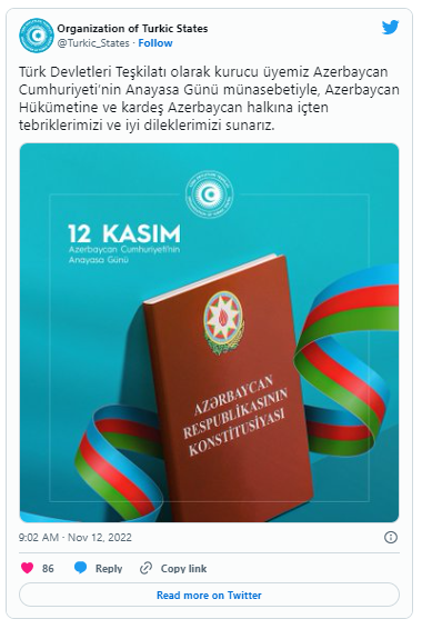 TDT-dən Azərbaycana təbrik - FOTO