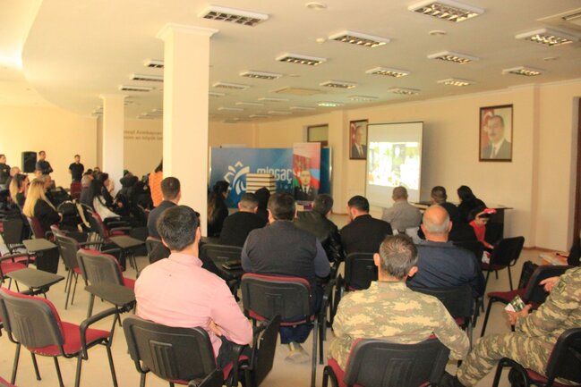 "Suqovuşanı canı bahasına azad edən Şəhid Əzəmi Hüseynov haqqında sənədli film" təqdim olundu - MİNGƏÇEVİRDƏ