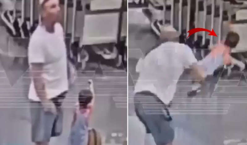 Hava limanında şübhəli şəxs tərəfindən yerə çırpılan 18 aylıq uşaq komaya düşdü - VİDEO