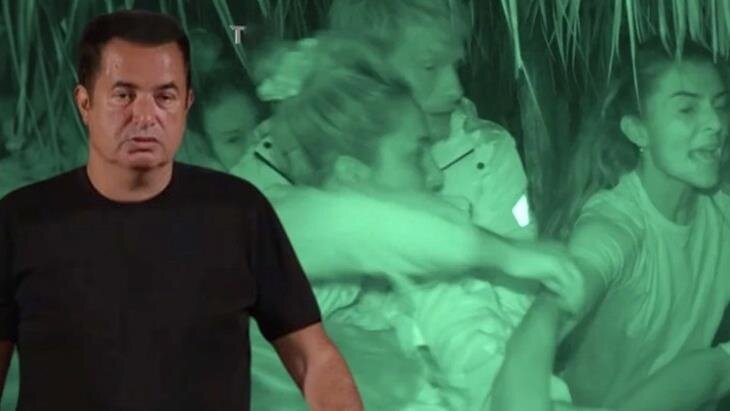 Acun Ilıcalı yumruq atan iştirakçını "Survivor"dan QOVDU - VİDEO