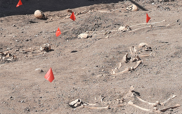 Şuşada növbəti kütləvi məzarlıq aşkarlandı - Fotolar