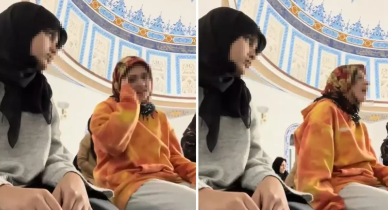 Namaz zamanı etdikləri üzə çıxanda məsciddən qovuldular - VİDEO