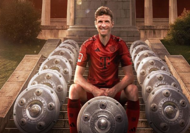 Tomas Müller karyerasında 35-ci kubokunu qazandı