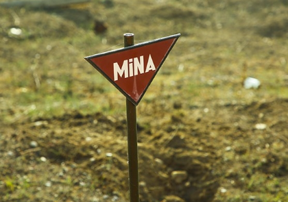 Tərtərdə qoyun otaran şəxs minaya düşdü