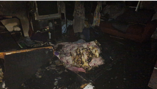 7 mərtəbəli yaşayış binasında dəhşətli yanğın oldu