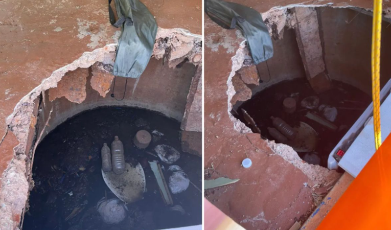 Tualet çökdü, turist qadın 2 metr dərinlikdəki bataqlığa düşdü