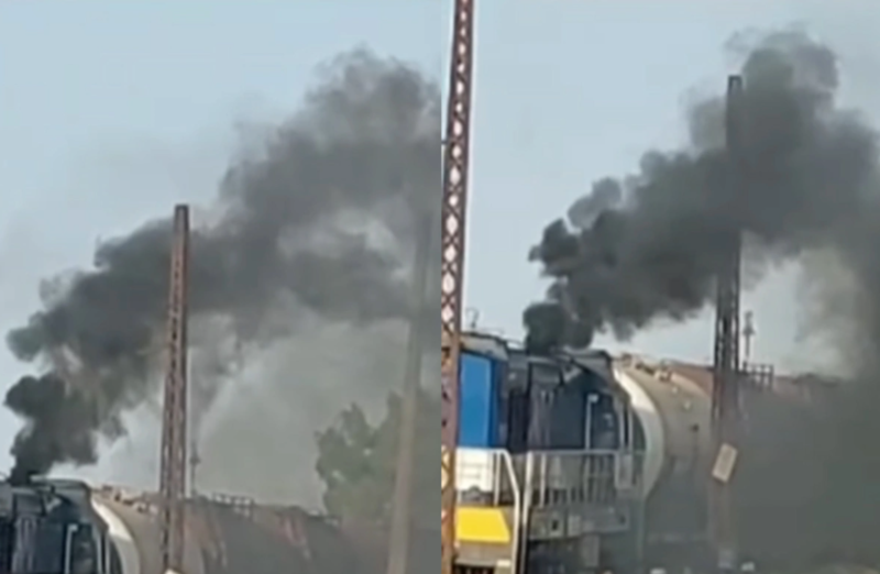 Bakıda teplovozdan qara tüstünün çıxmasının SƏBƏBİ AÇIQLANDI