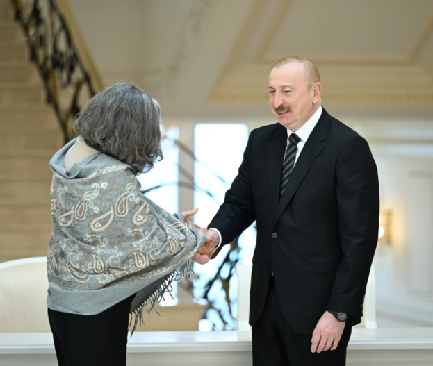 Prezident İlham Əliyev BMT-nin Məskunlaşma Proqramının icraçı direktorunu qəbul edib - FOTO