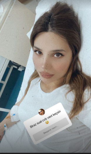 Səhhəti pisləşən Ülviyyənin xəstəxanadan GÖRÜNTÜSÜ - FOTO