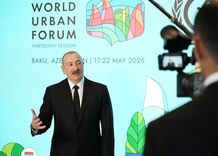 Prezident İlham Əliyev "Euronews" televiziyasına müsahibə verib - FOTO