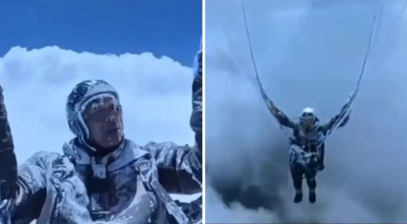 8,5 kilometr hündürlükdən tullanan paraşütçü ölümlə üz-üzə gəldi