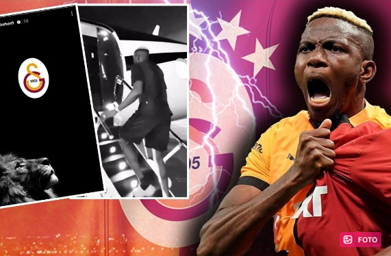 Viktor Osimhen "Qalatasaray"la imza üçün İstanbula yola düşdü
