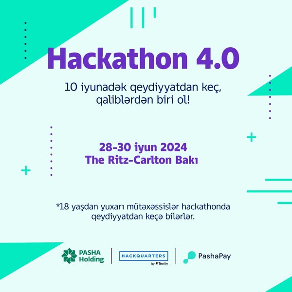 "PashaPay" gənc innovatorları "Pasha-Hackathon"da iştiraka dəvət edir!