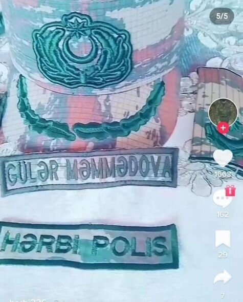 Müdafiə Nazirliyindən özünü hərbi polis kimi təqdim edən qadınla bağlı AÇIQLAMA - FOTO