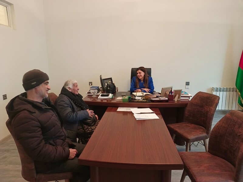 Deputat Pərvanə Vəliyeva Xətai rayonunda vətəndaş qəbulu keçirdi - FOTO
