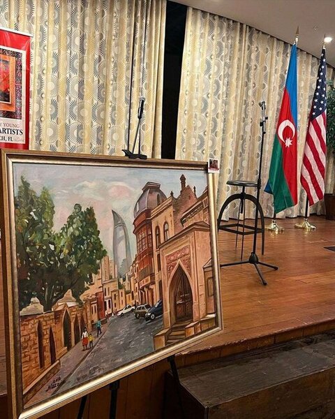 Xalq artistinin qızı mükafatlandırıldı - FOTOLAR