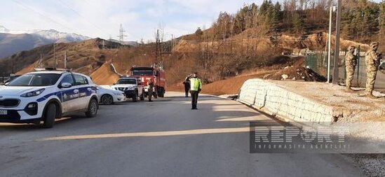 Xankəndi yolunda RSK avtomobillərinin maneəsiz hərəkəti təmin olunub - YENİLƏNİB + FOTO/VİDEO