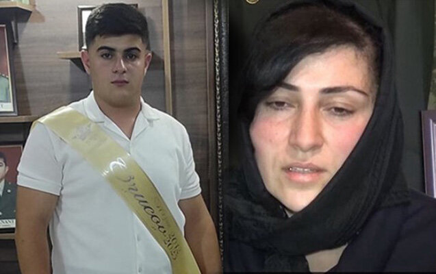 Şəhid xanımı oğlu ilə birlikdə universitetə qəbul oldu - Fotolar