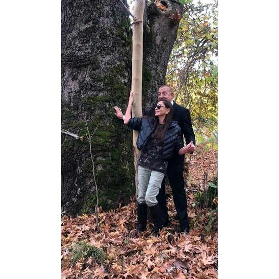 Mehriban Əliyeva Zəngilandan paylaşım edib - FOTO