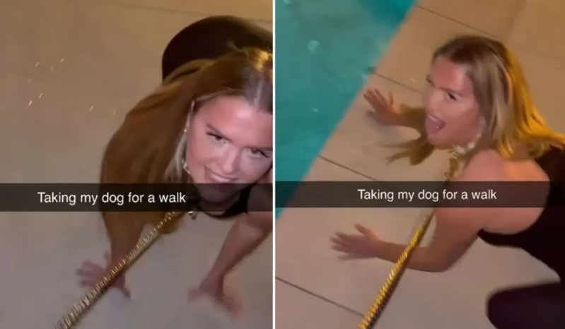 Qadına xalta taxıb gəzdirdi, sonrası daha skandal! - VİDEO