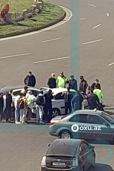 Xətai rayonunda iki KIA toqquşub - FOTO