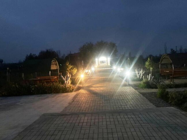 Yevlaxda yeni park istifadəyə verildi