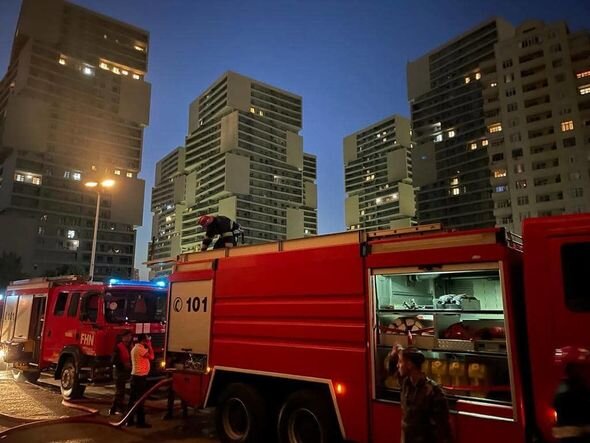 Bakıda çoxmərtəbəli yaşayış binasında yanğın söndürüldü -YENİLƏNİB + FOTO + VİDEO