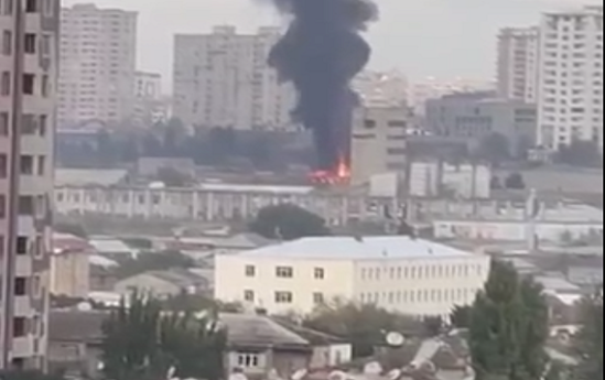 "Elite"in yanında güclü yanğın - Video + Yenilənib