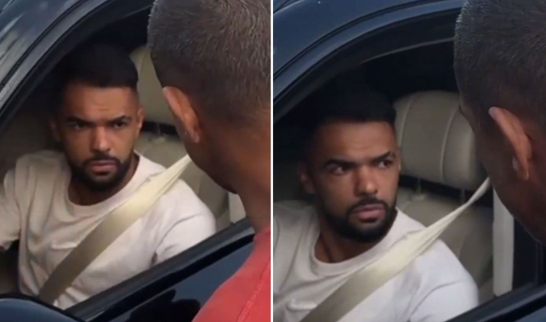 Maşınla gedərkən önü kəsildi, eşitdikləri qarşısında şok oldu - VİDEO