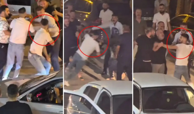 Küçədə dəhşətli dava – yaşlı qadın yerə sürükləndi - VİDEO