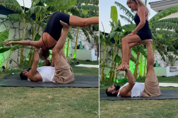 Məşhur aktrisa yoqa paylaşımına gələn tənqidlərə sərt cavab verdi - VİDEO
