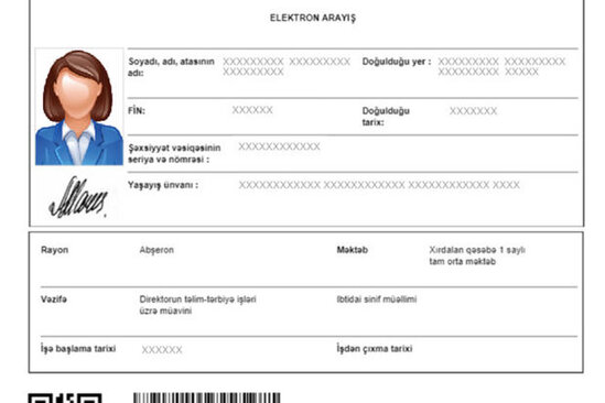 Əmək və Əhalinin Sosial Müdafiəsi Nazirliyinin fəaliyyət sahələri üzrə neçə elektron arayış verilib?