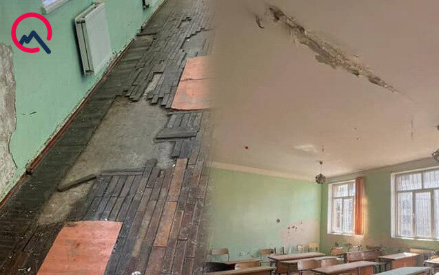 "Məktəbin sanitar qovşağını böyüdüb sinif otağı yaradıblar" - Video-Rəsmi açıqlama