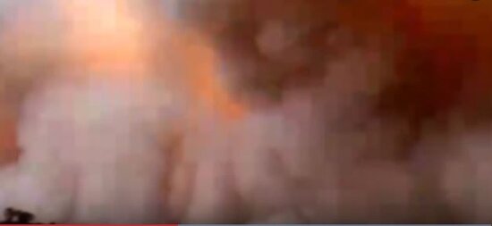 Toz fırtınası həyatı iflic etdi -VİDEO