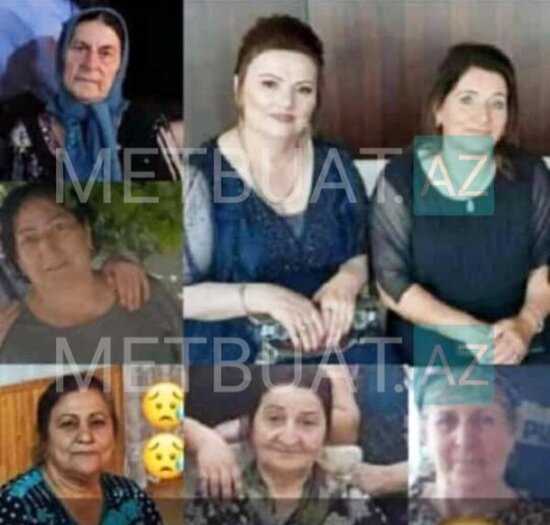 Ziyarətdən qayıdarkən qəzada ölən qadınların və sürücünün FOTOLARI