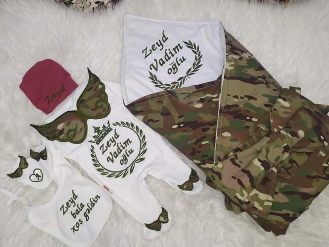 Oğlu dünyaya gələn şəhidin arzusu yerinə yetirildi - FOTOLAR