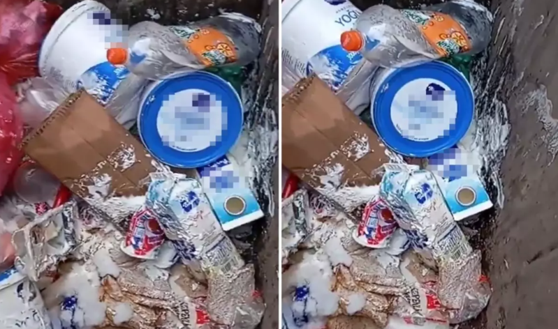 Məşhur market çoxsaylı qida məhsulunu niyə zibil qutusuna atıb? - VİDEO