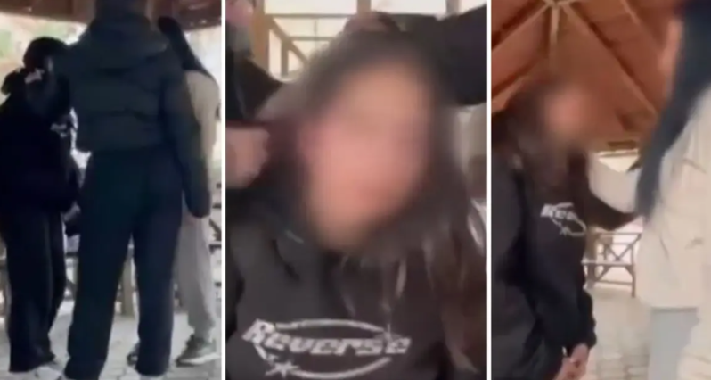 Bir qrup qız öz yaşıdlarına zorakılıq edib